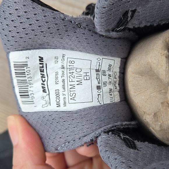 Michelin Latitude Tour Work Shoes Size 8 - Picture 2 of 14